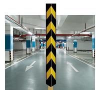 Wall Guards Corner Protectors for Parking Lots & Hotels Easy Install Edging Strip Safe Bumpers 31.5"x3.9"x0.3" Wall Protection