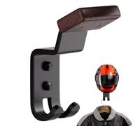 Wall Hanger for Motorcycle Hat Adjustable Wall Support with Hooks, Short Term Motorcycle Flag Holder | Versatile Wall Organiser for Helmet, Motorcycle Accessories, Ideal for House, Gara
