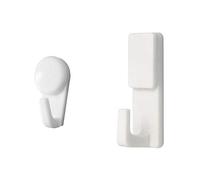Wall Hangers Hard Wall Hanging Brick Wall Mount Non-Mark Nail-in Utility Hook for Home Office Outdoor Pictures Wreath Light Decorations