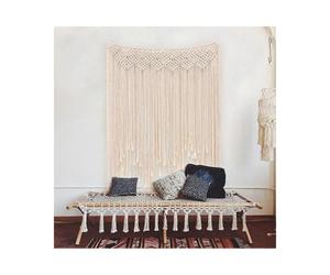 Wall Hanging Cotton Handmade Woven Wall Tapestry Large Boho Wedding Backdrop Wall Decoration