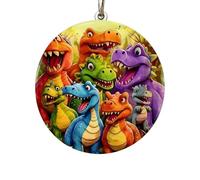 Wall Hanging Decoration Double Ornament Dinosaur Stocking Stuffer Cute T Dino T In A Dinosaur Dinosaurs Design Xmas Holiday Hanging (A, One Size)