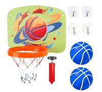 Wall Hanging Hoop, Indoor Basketball Goal - Door Basketball Hoop Small Hoop Foldable Light Up Inside Basketball Hoop, Over The Door Basketball Hoop Adjustable for Bedroom Hoop Office