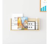 Wall Hanging Magazine Display Holder Storage Basket for Home Organization Wooden Bookshelf Magazine Rack Organizer(80cm (31 1/2)