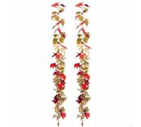 Wall Hanging Maple Leaf Decoration with Artificial Autumn Simulation for Seasonal Indoor Use Providing For Cozy Atmosphere and Long Lasting Materials (36-80)