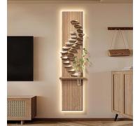 Wall Hanging Painting - Modern 3D Vision Art with LED Light - Creative Landscape Mural - 40 x 140cm