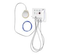 Wall Hanging Portable Turbine, Portable 4 Holes Hanging Turbine, Supply Unit with Air Compressor and Turbin, 0.1Mpa~0.25Mpa 600ml, for Hospital, Clinic