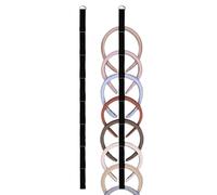 Wall Headband Holder | 8-Slot Elastic Space-Saving - Wall Headband Display Organizer | for Students Women Ladies Closet Bedroom Bathroom Dorm Room Entryway