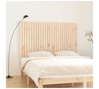 Wall Headboard White Solid Pine 166x110x3 cm Wall-mounted Rustic Support Panel