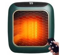 Wall Heater with Remote Control, 12 Hour Timer, Adjustable Temperature 15-32°C, Two Fan Speed Settings for Offices, Homes, and Dormitories