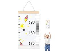 Wall Height Chart for Kids, Removable Child Height Wall Chart, Growth Tracker with Lanyard Removable Reusable for Home Decor Interior Playroom Parenting Tool Baby Room
