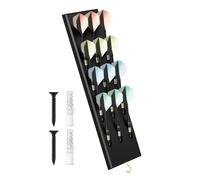 Wall Holder | Entertainment Accessory with 12 Holes for Parties | Wall Dart Box - Suitable for Games Room, Bar, Office, Recreation Area, Cellar, Pub and Club Tournament Player