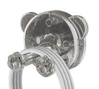 Wall Holder for Shower Shaver, Suction Cup Cable Holder, Wall Mounted Plug Holder, for Home, Homeowner, Tenant, Gym, Office, Hotel, Bedroom, Kitchen, Living Room, Study