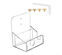 Wall Holder for Yoto for mini2024, Acrylic Bracket for Audio Player Display | Wall Mount Holder for Yoto for mini 2024 - Acrylic wall-mounted storage bracket for neat audio player display use