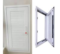 Wall Hole Cover with Lock/Key, Access Panel Heavy-Duty Service Shaft Door Electrical Plumbing Inspection Hatch, Fuse Box Cover Cabinet 32×32 32×36inch(30x24in/76x61cm)