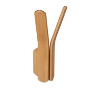 Wall hook Double Coat Hooks Decorative Clothes Rack Lightweight Natural Finish