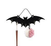Wall Hook for Bats - Gothic Wooden Key Ring for Bats | Decorative Coat Hanger for Christmas Decorations, Wardrobe, Bathroom, Dormitory, Entrance, Laundry, Kitchen
