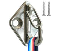 Wall Hook for Dog Tie Down Stainless Steel | Puppy Dog Leash Wall Hook for Pet Owners Lovers Rentals Entrance Garage Hallway