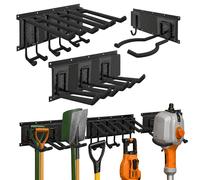 Wall Hooks, Garage Organiser, Tool Holder, Wall Rail Hook Set