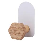 Wall Hooks Natural Wood Decorative Coat Peg Hooks Storage Hanger for Bedrooms