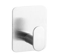Wall Hooks, Rustproof Clear Finish, Self Adhesive Mount, Removable Utility Clips for Hanging Washcloths Loofahs, Ideal for Shower Alternative, 15 Pack Medium, 2.17x1.77 in
