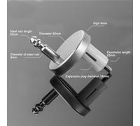 Wall Hung Back to Wall Toilets 8mm Pin Diameter 45mm 55mm 60mm Disc Bulk 2 Pack Stainless Steel Toilet Lid Hinge Screws Fixing Bolts Replacement for Kit (B 55MM)