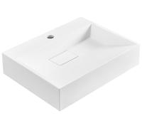 Wall Hung Basin QUENKO White 500 x 380 mm Mineral Cast
