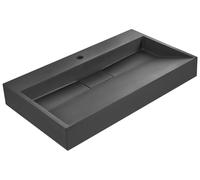 Wall Hung Basin 800 x 460 mm Black QUENKO