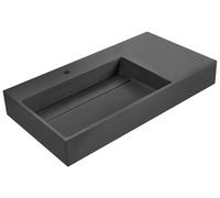 Wall Hung Basin 900 x 480 mm Black CUSCO