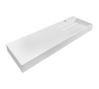 Wall Hung Basin CUSCO 1500 x 480 mm Mineral Cast White