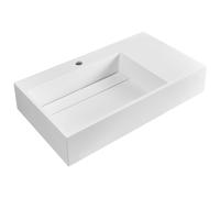 Wall Hung Basin CUSCO 750 x 430 mm Mineral Cast White