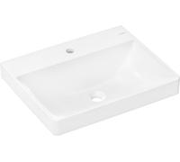 Wall Hung Basin Hansgrohe Xelu Q Without overflow, Rectangular, 1 hole 600x80x480mm White 60317450