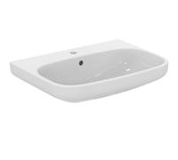 Wall Hung Basin Ideal Standard i.life A 1 hole, With overflow 650x150x480mm White