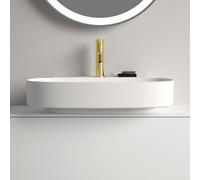 Wall Hung Basin Ideal Standard LINDA-X 1 hole, With overflow, ground 600x135x500mm White