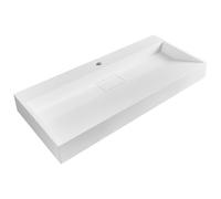 Wall Hung Basin QUENKO 1000 x 460 mm Mineral Cast White
