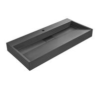 Wall Hung Basin QUENKO Black 1000 x 460 mm Mineral Cast