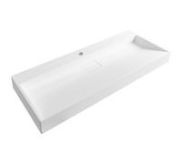 Wall Hung Basin QUENKO White 1200 x 460 mm Mineral Cast
