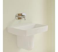 Wall Hung Basin Villeroy and Boch O.novo Without Hole, Without overflow, Unpolished 650mm Alpine White CeramicPlus AntiBac