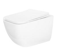Wall-Hung Toilet Bowl Rea Dexter Tornado White Ceramic