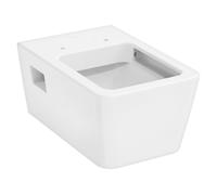 Wall Hung Toilet Hansgrohe EluPura Original Q AquaChannel Flush, HygieneEffect, square, 540 White 62018450