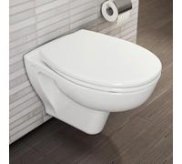 Wall Hung Toilet Set Vitra S20 rimless with soft-closing seat 7741B003-6235