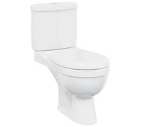 Wall Hung Toilet With Cistern Bathroom Seat Wall Faced Soft Close Flush vidaXL