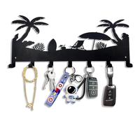 Wall Key Holder, Modern Organizer Without Drilling, Metal Wall Key Holder | for Towel, Bag, Hat, Entrance, Hallway, Living Room, Bedroom, Bathroom, Farmer's Home Decoration