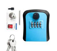 Wall Key Lock Box - Wall Mounted Key Safe Box With Secure Code Lock, Outdoor Lock Box For Storage | Weather-Resistant Lock Box For Home Keys, Rel estate, Rentals, Garage, Apartment A