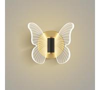 Wall lamp 12W LED Light,Creative Butterfly Lamp Children's Room,Modern Indoor Lights om Bedside Lamp, Nordic Decorative Mounted for Livi