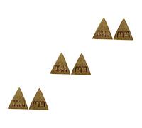 Wall lamp 1set Pyramid Ornament Double-Head Mold Mini Pan Tamper Wallpaper Sticker Wallpaper Tablet Computer Bracket Bracket Hanging Air Conditioning Cover Plaid Decoration Lid Resin 2pcs Bracket