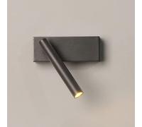 Wall Lamp 350° Rotating Reading Spotlight Wall Mounted Reading Light Aluminum Hardwired LED Wall Sconce with Switch On Off, 5W 3000K Adjustable Headboard Sconces Compatible with Bedside Desk