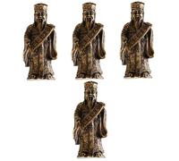 Wall lamp 4pcs Ornaments Feng Shui Desktop Home Jade Bracelet Ancestor Money Bead Decorations Zodiac Couples Bracelets Wallet Shen Ornament Top Statue Decoration Gong Chain Bracket Light