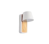 Wall Lamp, Bedside Reading Wall Lamp, Led, 7W, 180 ° Rotatable, Dressing Room, Bedroom, Living Room Corridor, Villa Terrace, Garden Balcony./White/Warm White Light/White/Warm White