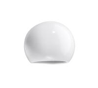 Wall Lamp Ceramic Globe White 17cm Modern Oval Sconce Matte E27 Two-Sided Light