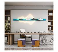 Wall lamp, Chinese Style Wall Lamp Sofa Background Wall Decoration Painting Modern Simple Zen Sunrise Chinese Atmosphere Landscape Ligh,Hanging Lights